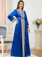 Caftan algérien mariage Velours Royal