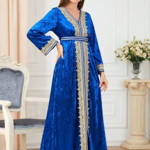 Caftan algérien mariage Velours Royal