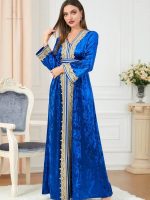 Robe traditionnelle algérienne en velours