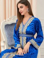 Caftan royal avec finition élégante pour mariages