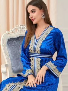 Caftan royal avec finition élégante pour mariages