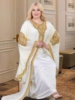 Caftan impérial des sables pour femme