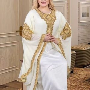 Caftan impérial des sables pour femme