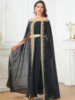 Caftan sophistiqué, idéal pour des événements formels et festifs