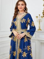 Caftan chic pour célébrations nuptiales
