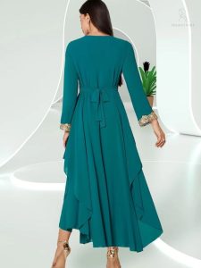 Robe de cérémonie Azur, parfaite pour les mariages élégants