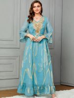 Vêtement de mariage en bleu céleste