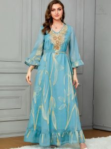 Caftan stylé pour une mariée