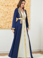 Bleu Majesté, caftan pour occasions spéciales