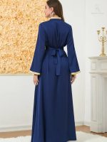 Caftan mariage traditionnel en couleur majestueuse