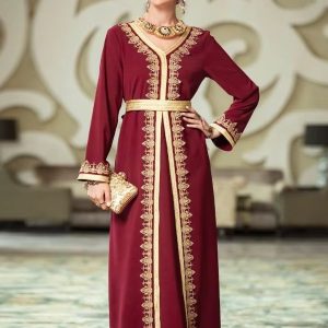 Caftan mariage Grenat Impérial