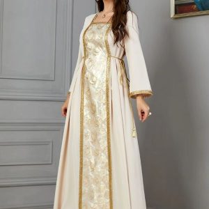 Caftan mariage Ivoire Royal élégant et raffiné