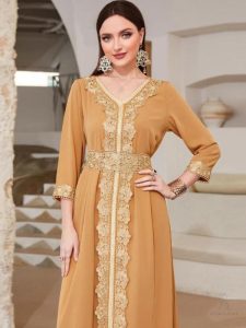 Caftan de luxe pour événements nuptiaux