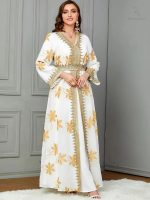 Caftan mariage en tissus légers et fluides