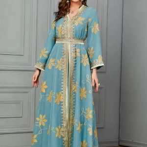 Caftan mariage Rêve d'Azur élégant et raffiné