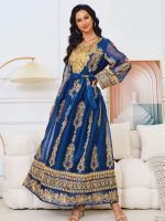 Caftan mariage Saphir Impérial, élégant et raffiné