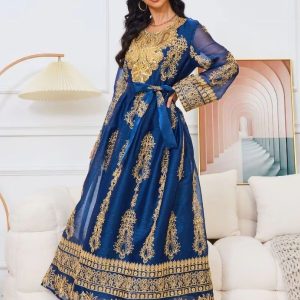 Caftan mariage Saphir Impérial, élégant et raffiné