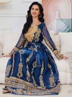 Caftan Saphir, style chic pour célébrations nuptiales