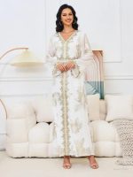 Caftan chic marocain pour occasions spéciales et cérémonies