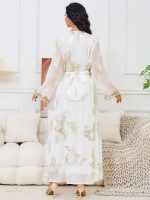 Élégance intemporelle du caftan marocain Éclat de Perle