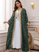 Caftan marocain Émeraude d’Essaouira