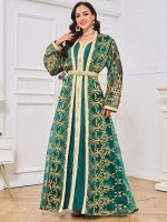 Caftan marocain, élégance émeraude pour toutes occasions