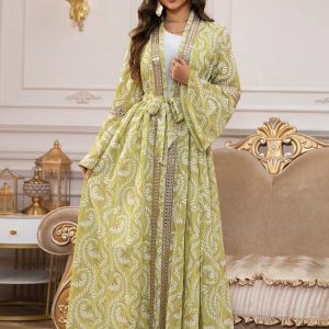 Caftan marocain élégant Jardin d’Essaouira