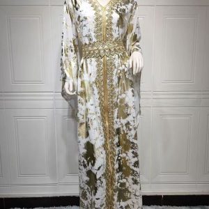 Caftan marocain Layla El Majd, élégant et traditionnel