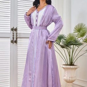 Caftan Lila, robe traditionnelle marocaine, style andalou