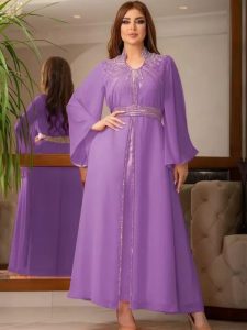 Caftan marocain Lila El Fassi élégant et traditionnel