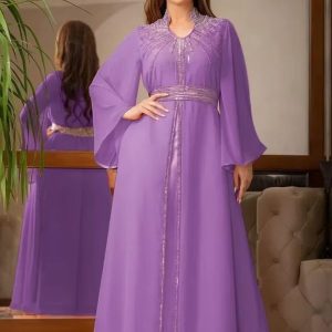 Caftan marocain Lila El Fassi élégant et traditionnel