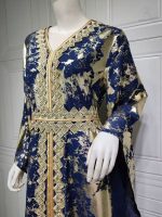 Détails élégants du caftan Assala, style marocain intemporel