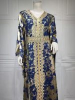 Caftan Assala royal avec finitions de luxe et design sophistiqué
