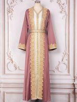 Caftan mariage perle de Marrakech élégant et raffiné