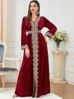 Caftan marocain festif pour célébrations