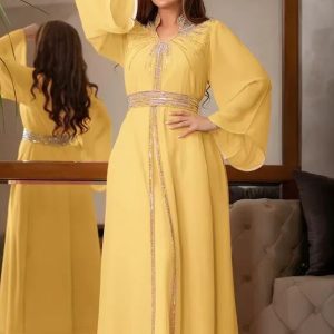 Caftan marocain élégant Nour El Maghrib