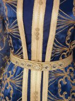 Caftan marocain, pièce unique aux motifs délicats