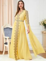 Caftan marocain, allure chic et dorée