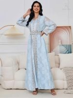 Vêtement marocain Ciel Azur chic et raffiné