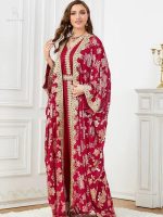 Modèle Zahra : caftan fait main avec style