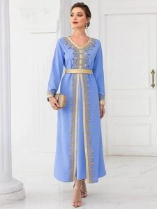 Style contemporain pour le caftan Azur