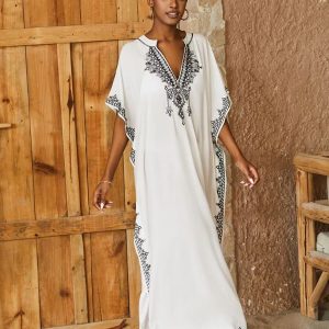 Djellaba blanche femme "Mariam" élégante et traditionnelle