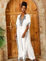 Djellaba "Mariam" : style marocain intemporel en blanc