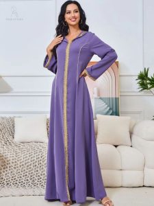 Style contemporain de djellaba pour femme