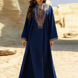 Djellaba mariage Latifa en tissu élégant et raffiné