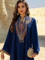 Latifa, djellaba traditionnelle idéale pour les mariages