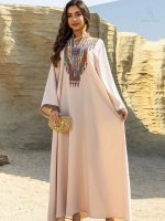 Djellaba traditionnelle pour célébrations nuptiales