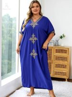 Djellaba marocaine bleu pour femmes