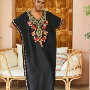 Djellaba Layali Zahra en tissu léger et confortable
