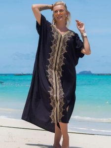Djellaba traditionnelle en noir